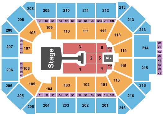 Allstate Arena Jonas Brothers Seating Chart